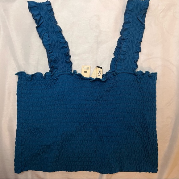 Textured Roxy Blue Top - Picture 2 of 4